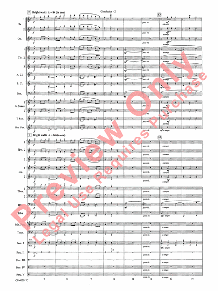 Happy Birthday Around the World Concert Band scores gallery preview page 5