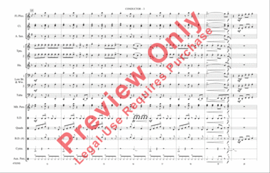 Shape of You Marching Band scores gallery preview page 4