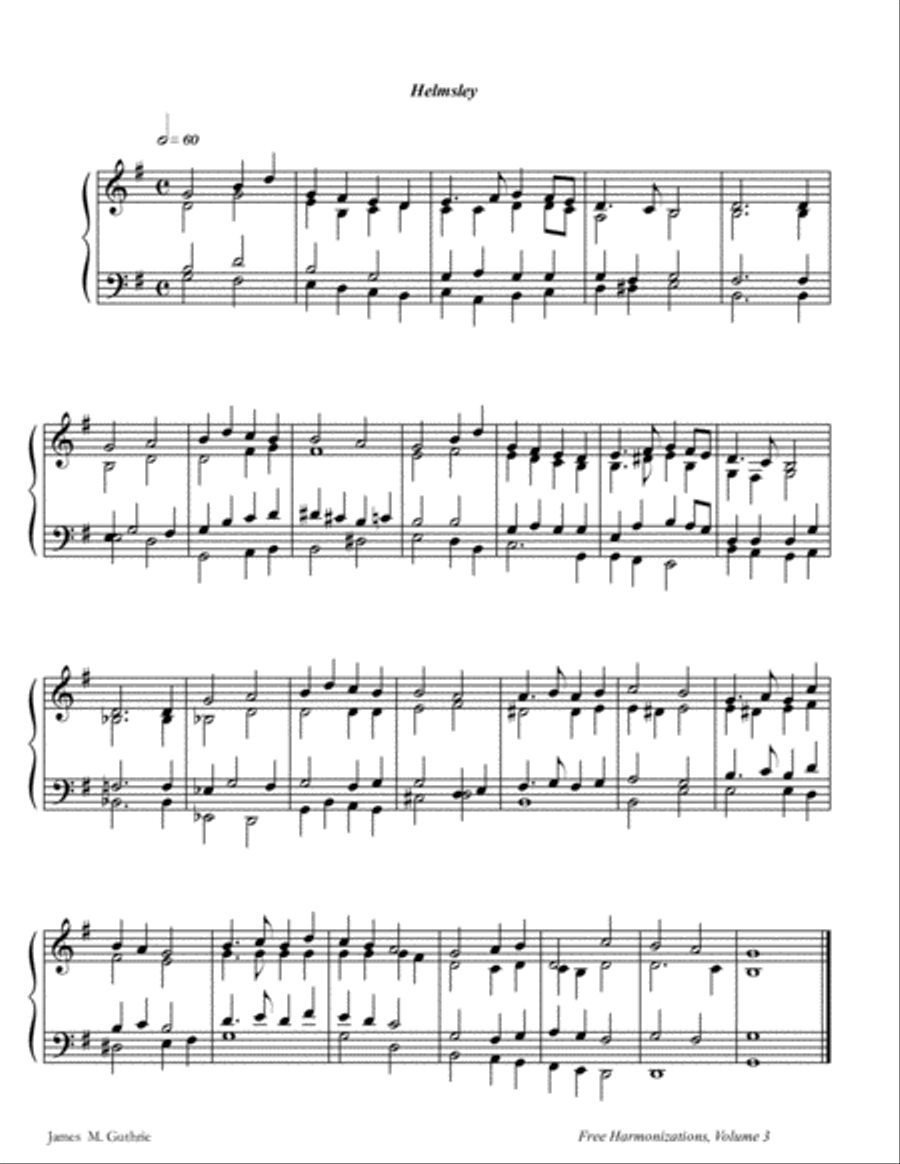 Guthrie: Free Harmonizations of Favorite Christmas Hymns Organ Solo scores gallery preview page 2