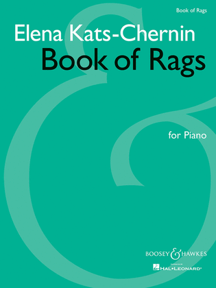 Book cover for Book of Rags for Piano
