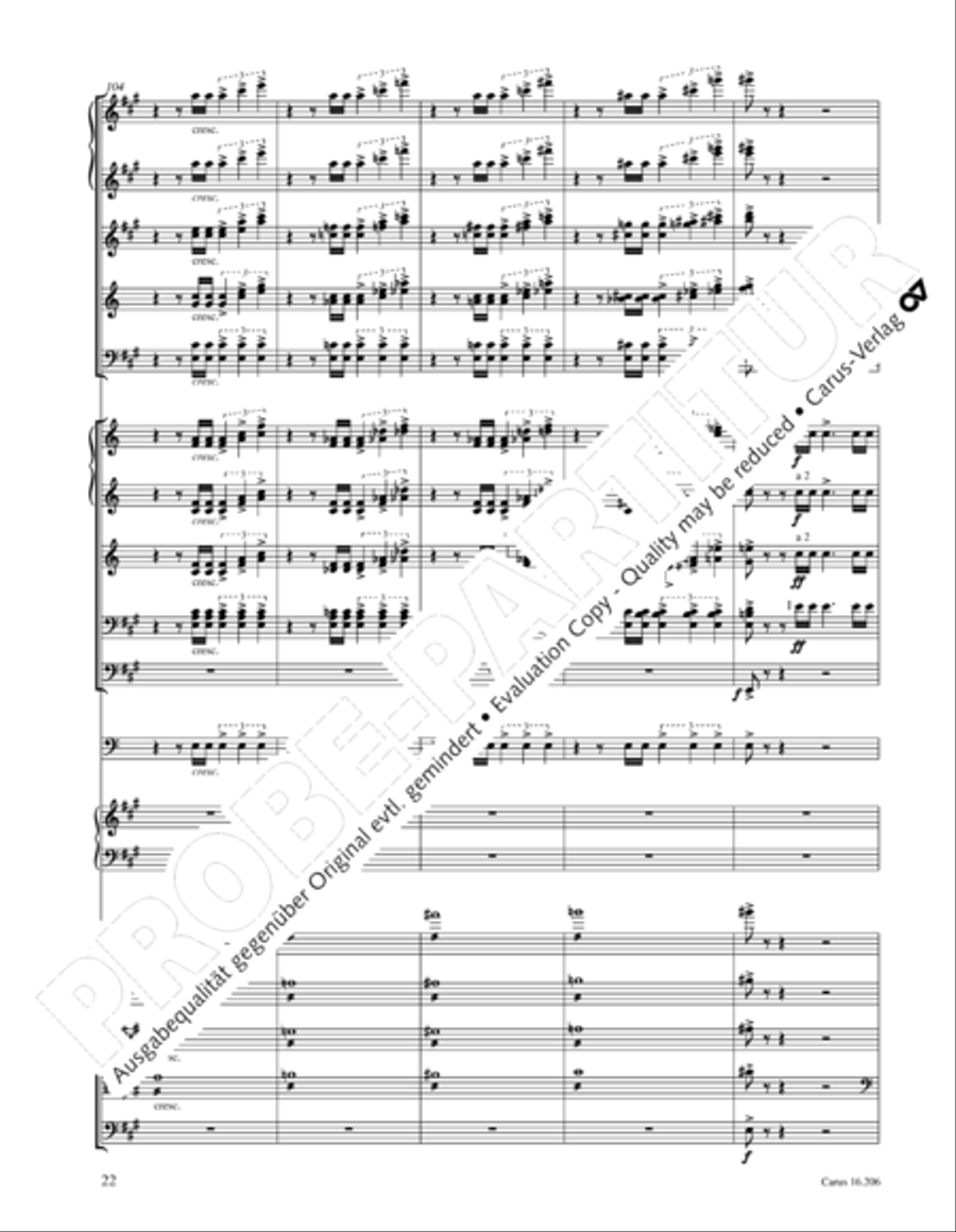 Preludio sinfonico Orchestra scores gallery preview page 23