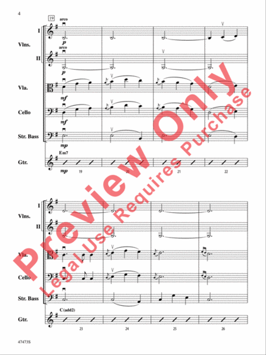 Josephine's Waltz String Orchestra scores gallery preview page 5