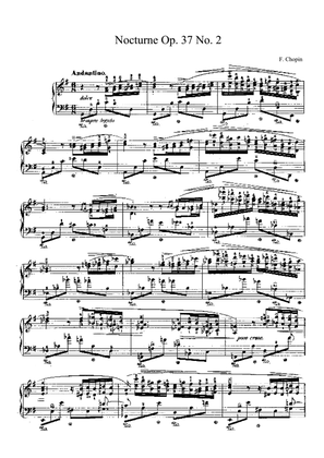Book cover for Chopin Nocturne Op. 37 No. 2 in G Major