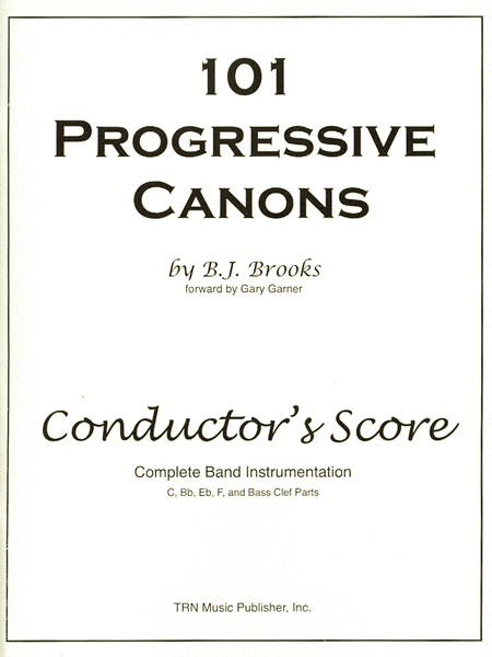 101 Progressive Canons - Conductor