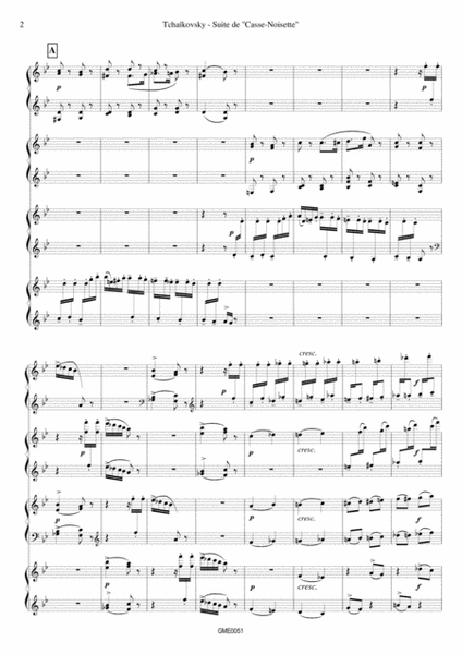 Tchaikovsky - Nutcracker Suite - 4 pianos