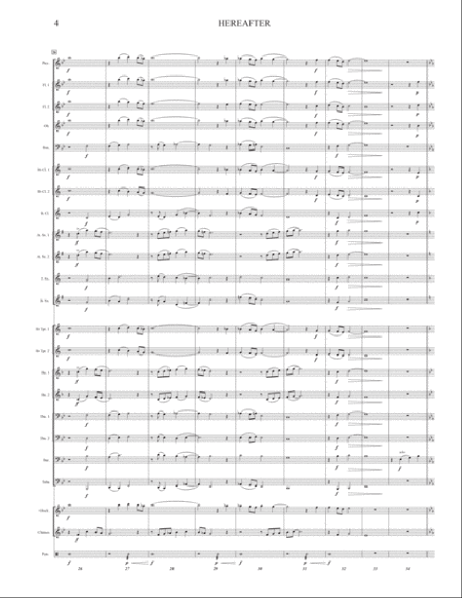 Hereafter - Concert Band Concert Band scores gallery preview page 6