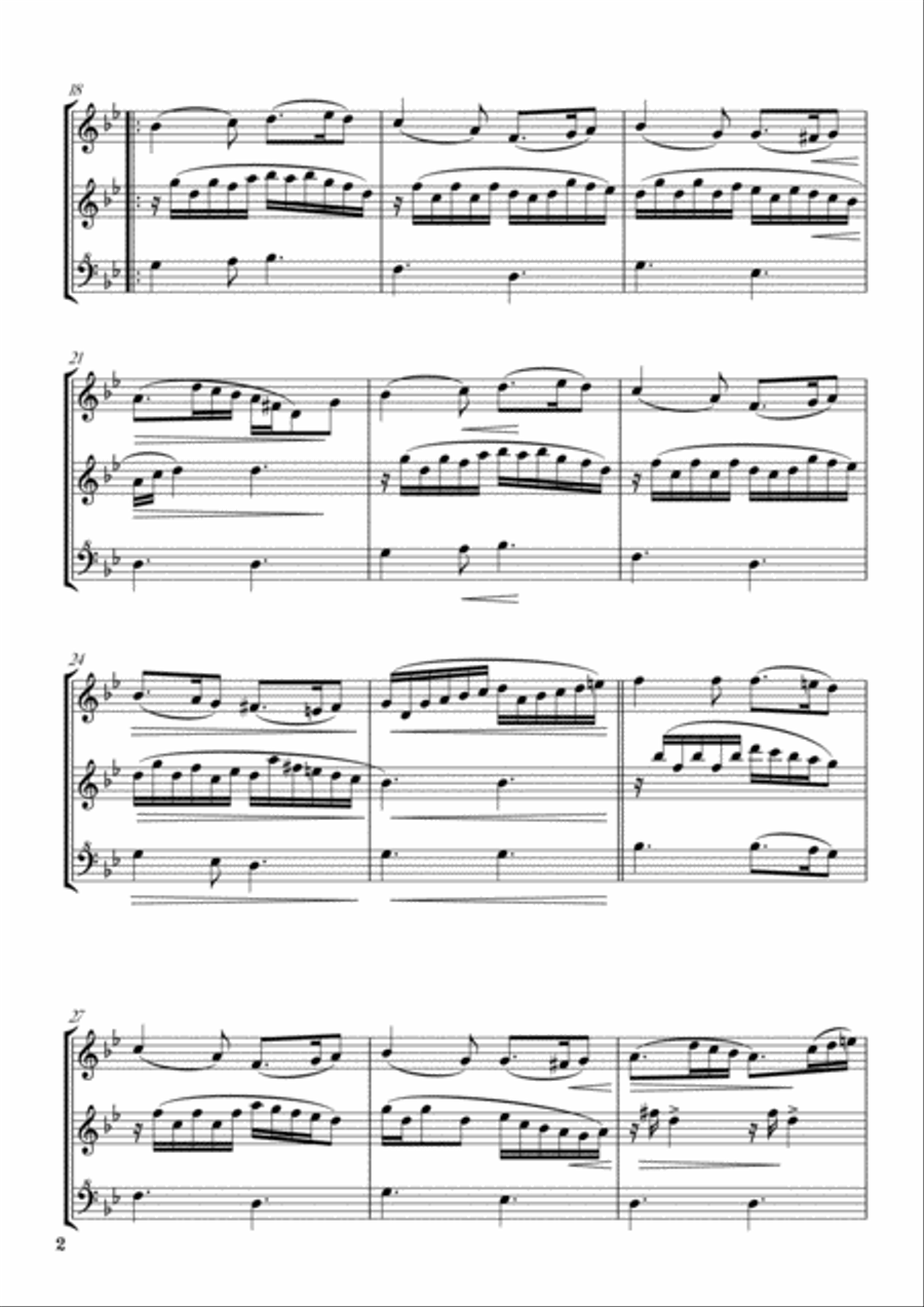 GREENSLEEVES Brass Ensemble scores gallery preview page 4