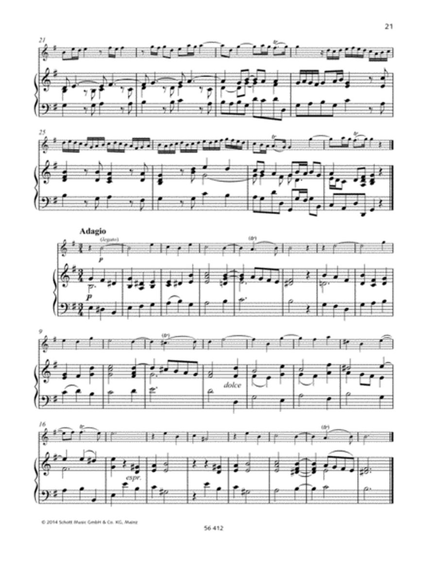 Sonata No. 5 G major