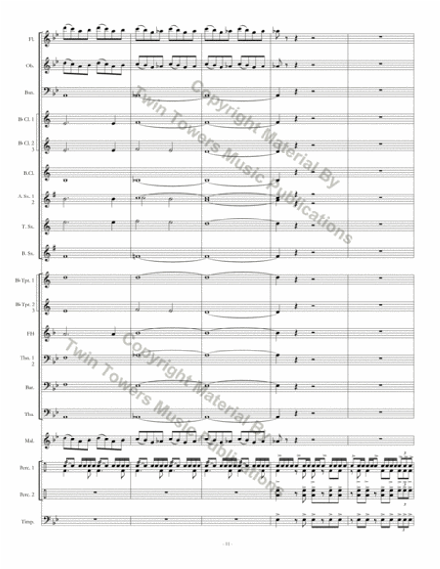 Respect is a Two Way Street Concert Band scores gallery preview page 12