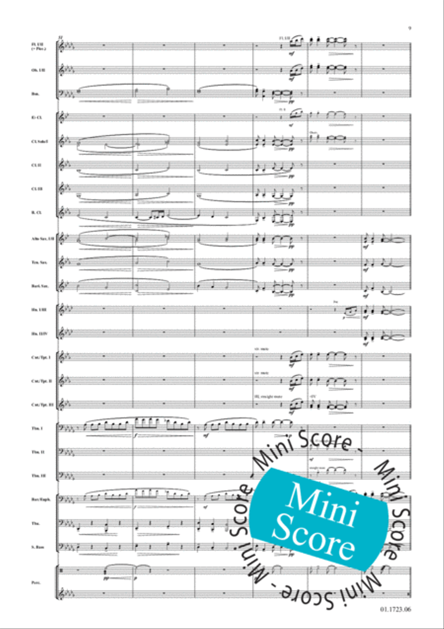 Cake-Walk Phantasy Concert Band scores gallery preview page 13