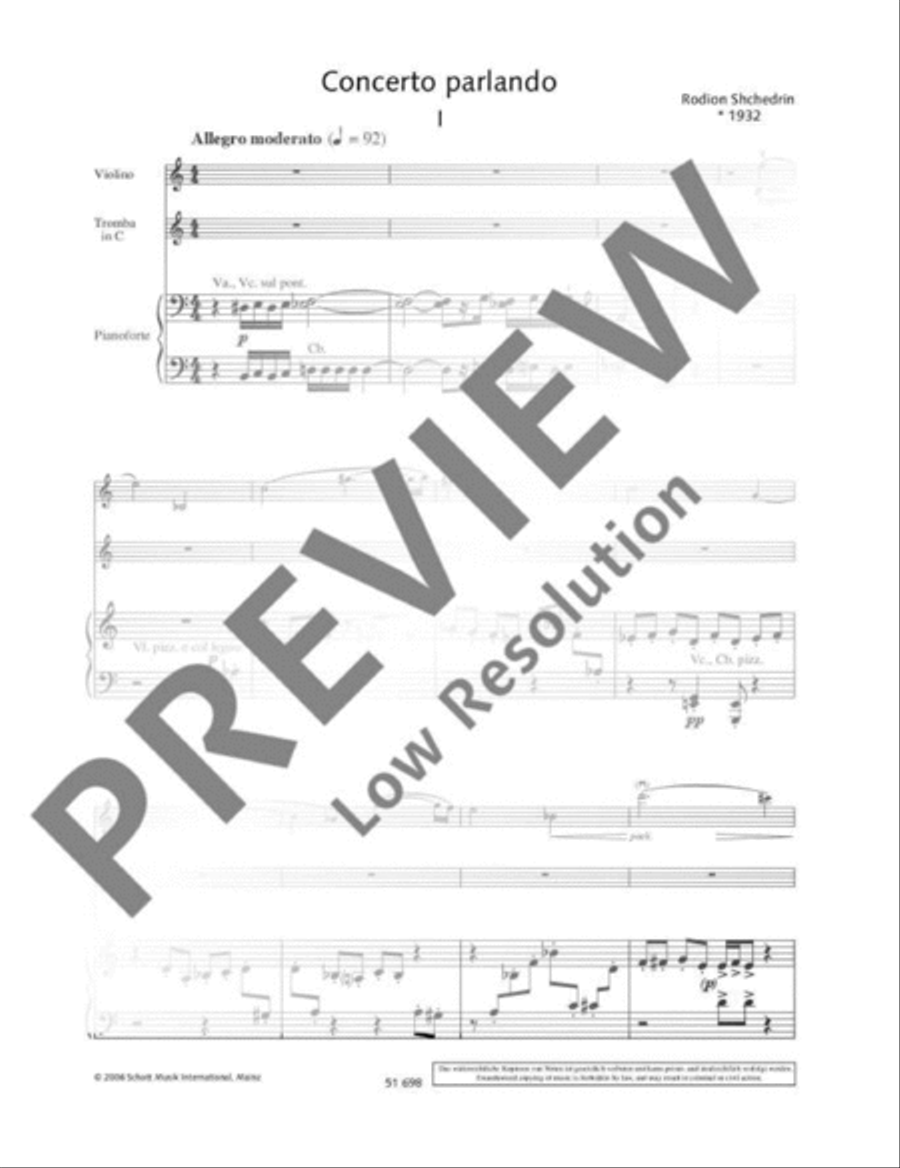 Concerto parlando Piano scores gallery preview page 6