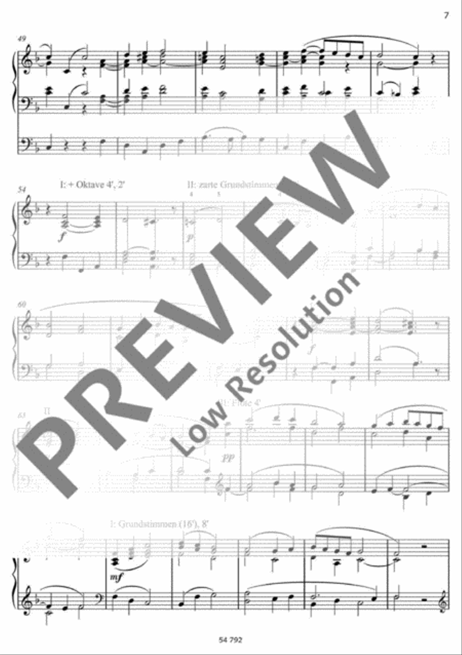 Ave Maria von Arcadelt Organ scores gallery preview page 8