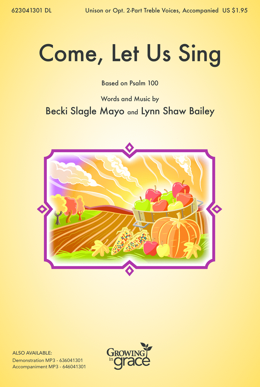 Come, Let Us Sing (Digital) Unison Choir scores gallery preview page 1