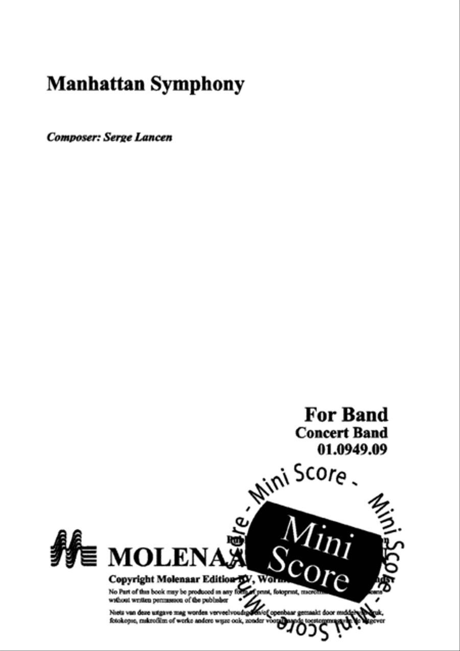 Manhattan Symphony Concert Band scores gallery preview page 3