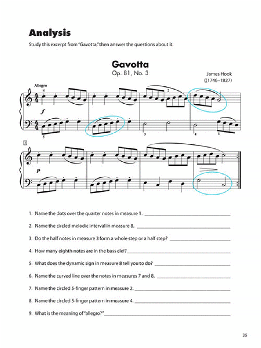 Essential Elements Piano Theory – Level 3