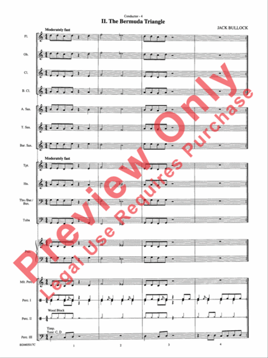 Belwin Very Beginning Band Kit #1 Concert Band scores gallery preview page 7