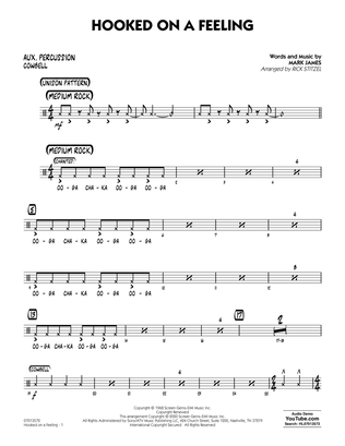 Hooked On A Feeling (arr. Rick Stitzel) - Aux Percussion