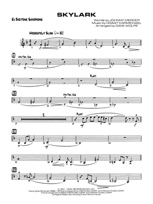 Skylark: E-flat Baritone Saxophone