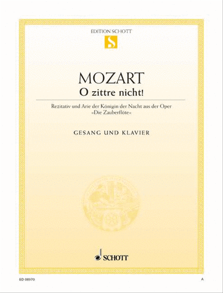 O zittre nicht! Coloratura Soprano scores gallery preview page 1