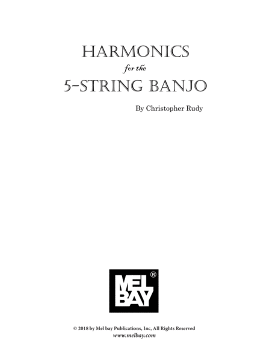 Harmonics for the 5-String Banjo Banjo scores gallery preview page 2