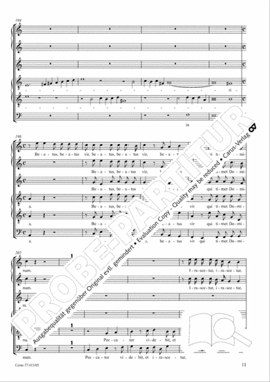 Beatus Primo Choir scores gallery preview page 12