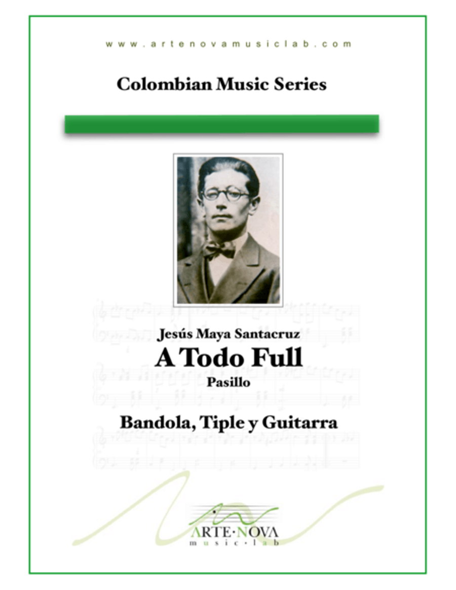 A Todo Full - Pasillo Colombiano Acoustic Guitar scores gallery preview page 1