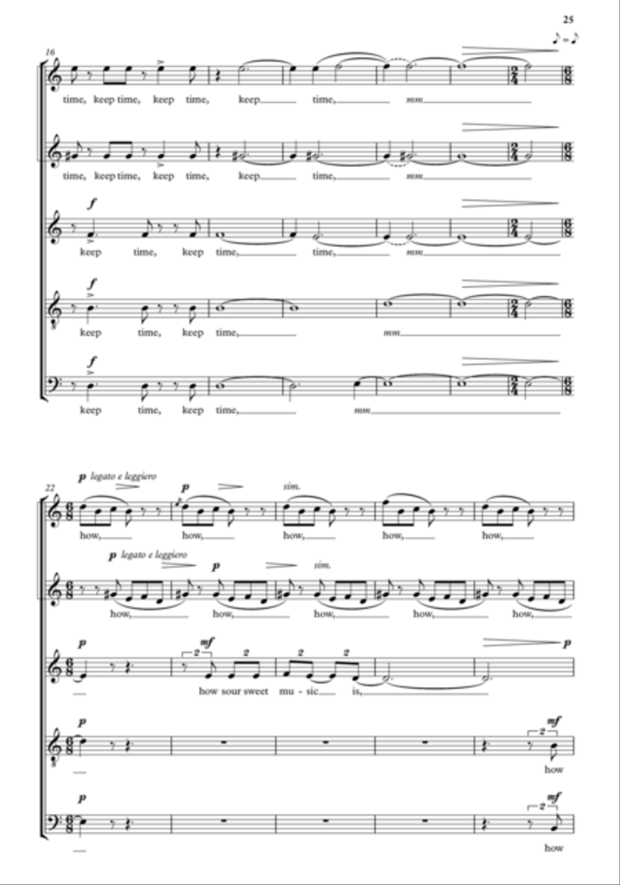 When time is broke SSATB scores gallery preview page 9