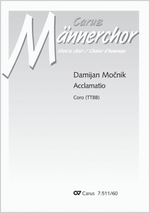 Book cover for Acclamatio for TTBB