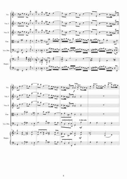 Vivaldi - Violin Concerto in D minor RV 242 Op.8 No.7 for Violin, Strings and Harpsichord image number null