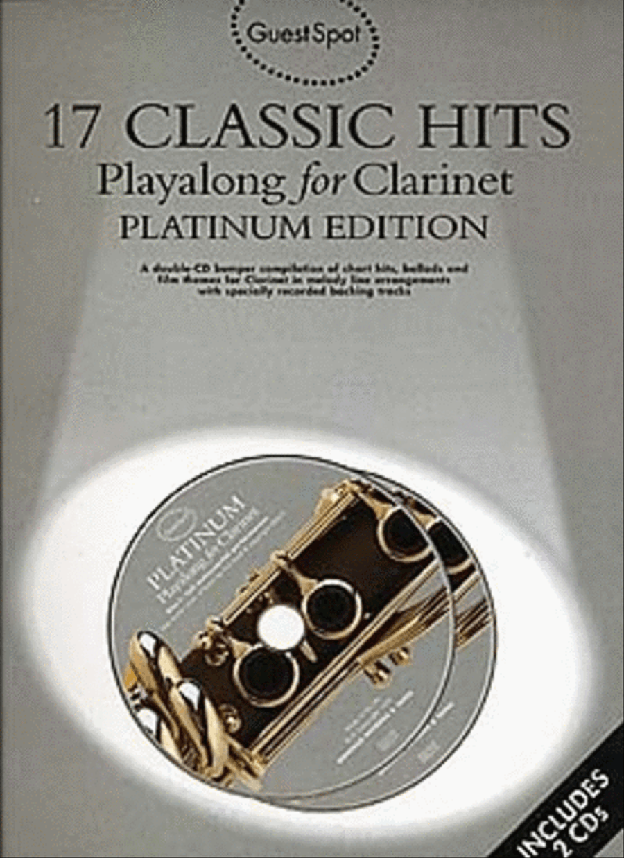 Guest Spot: 17 Classic Hits Clarinet Solo scores gallery preview page 1