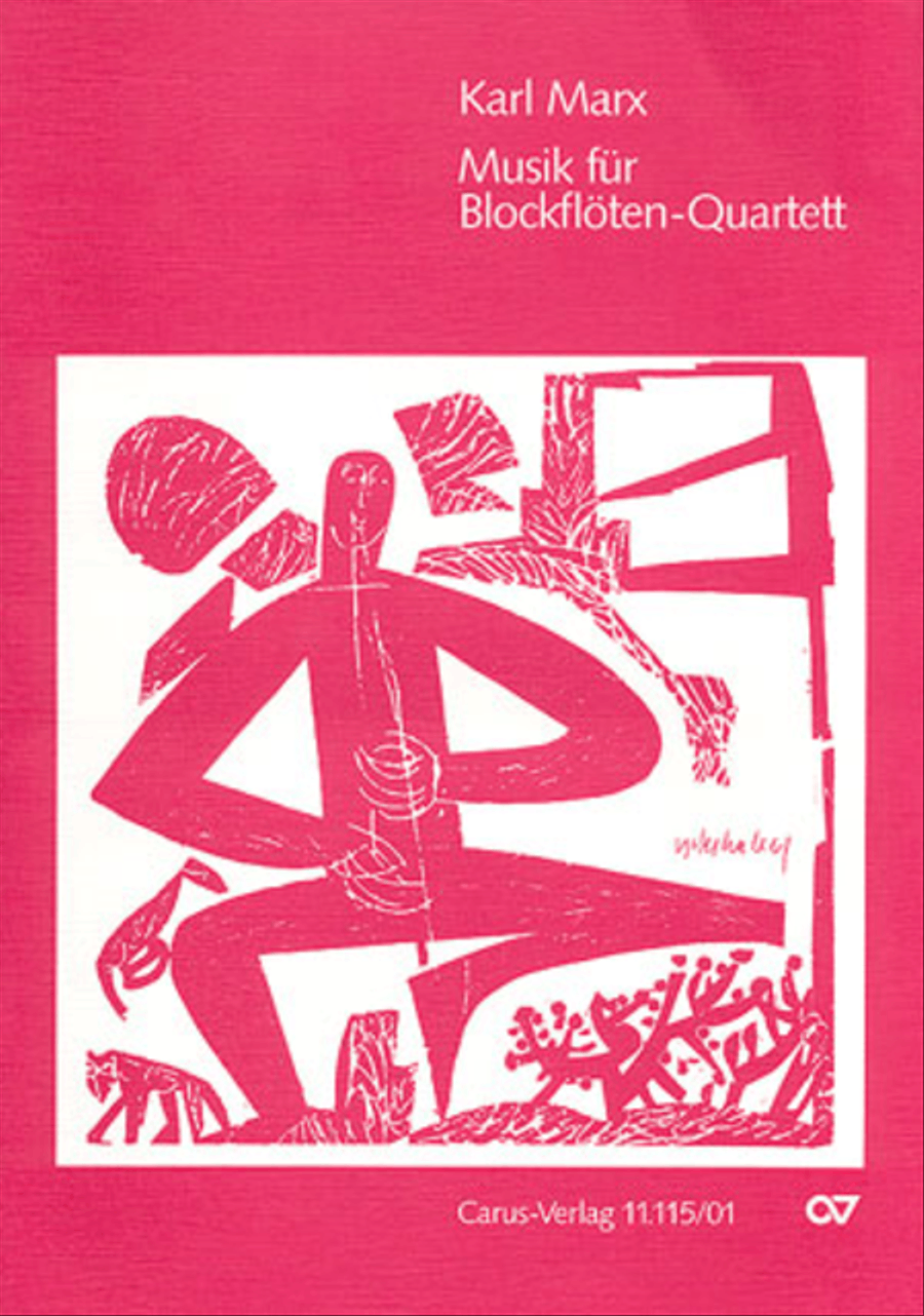 Musik fur Blockfloten-Quartett Recorder scores gallery preview page 1