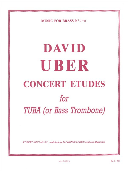 Concert Etudes - Bass Trombone