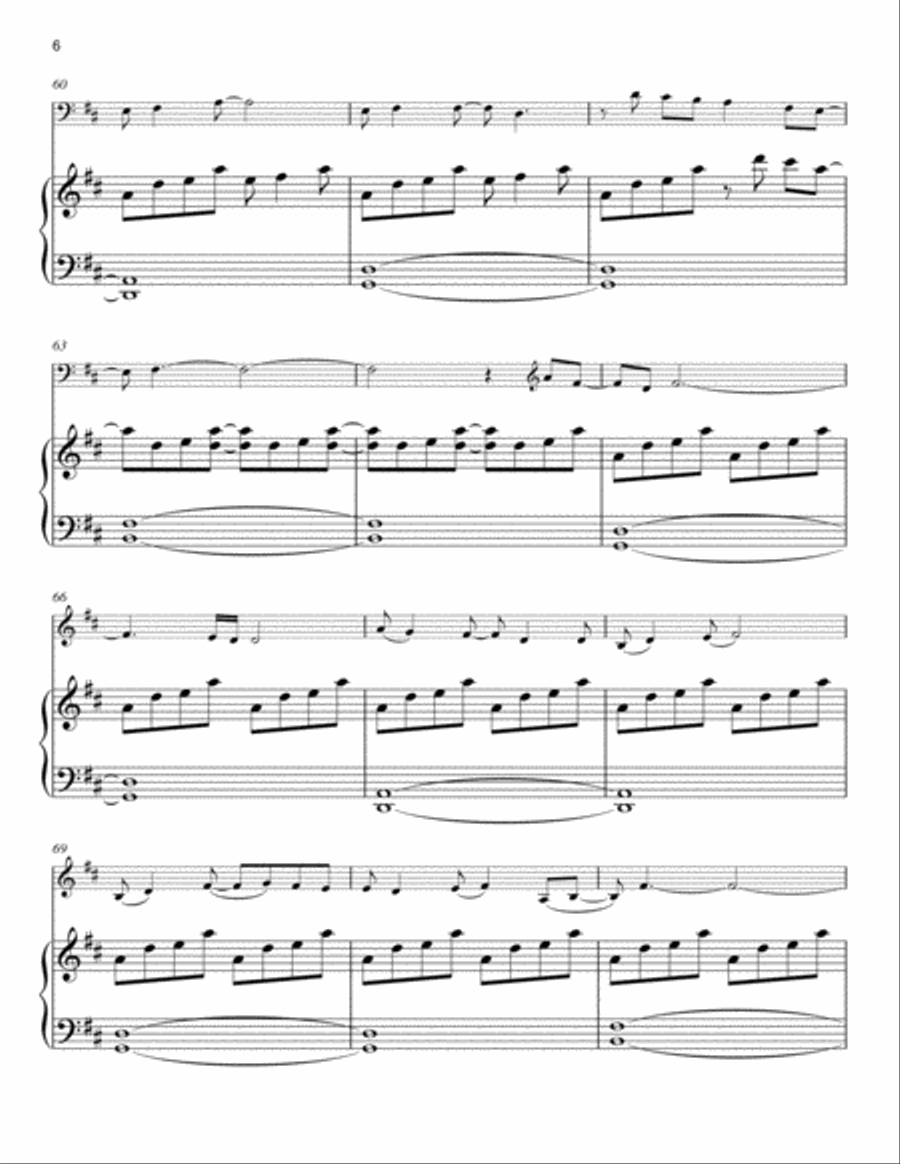 Without You Cello scores gallery preview page 6