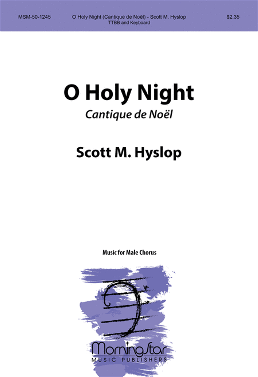 O Holy Night/Cantique de Noël TTBB scores gallery preview page 1