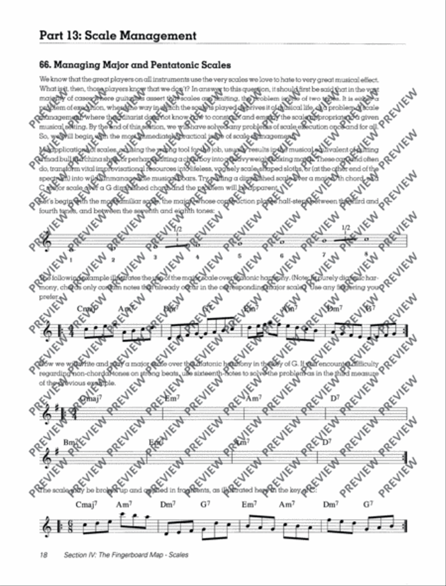 Guitar Compendium Guitar scores gallery preview page 19