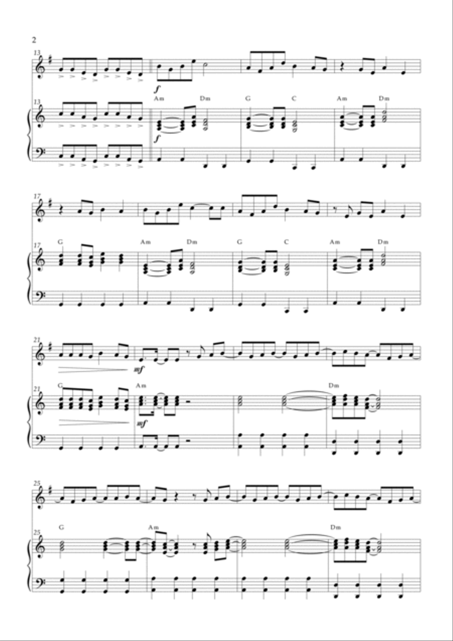 Barbie Girl Horn scores gallery preview page 2