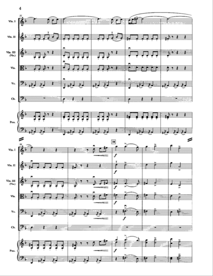 Spanish Dance No. 5 from Ten Spanish Dances: Andaluza Orchestra scores gallery preview page 5