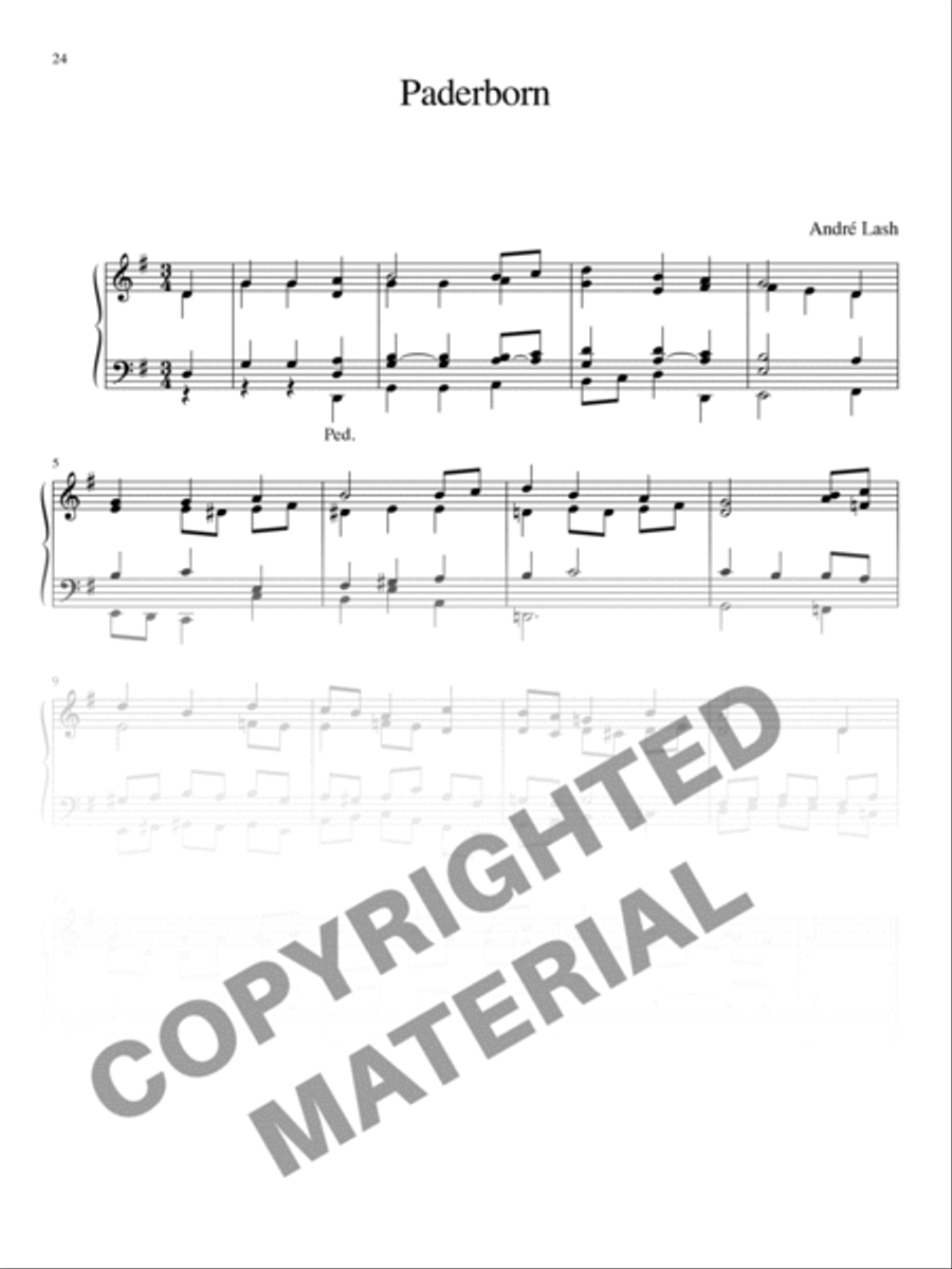 30 Reharmonizations for Organ Organ Solo scores gallery preview page 18