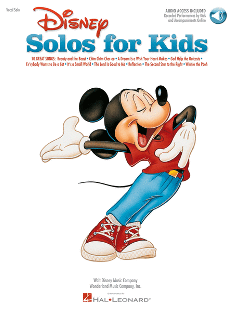 Disney Solos for Kids Disney Solos for Kids Voice scores gallery preview page 1