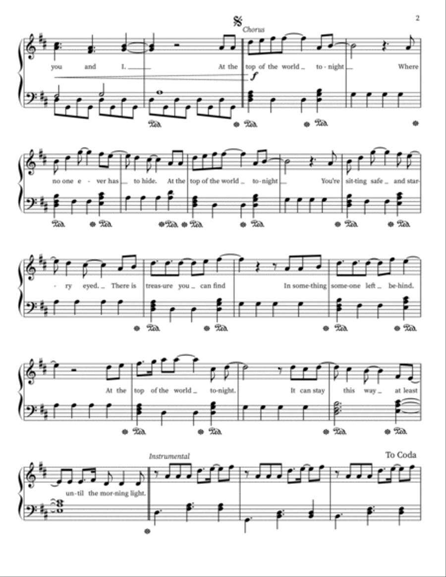 Top Of The World Top Of The World Voice scores gallery preview page 2