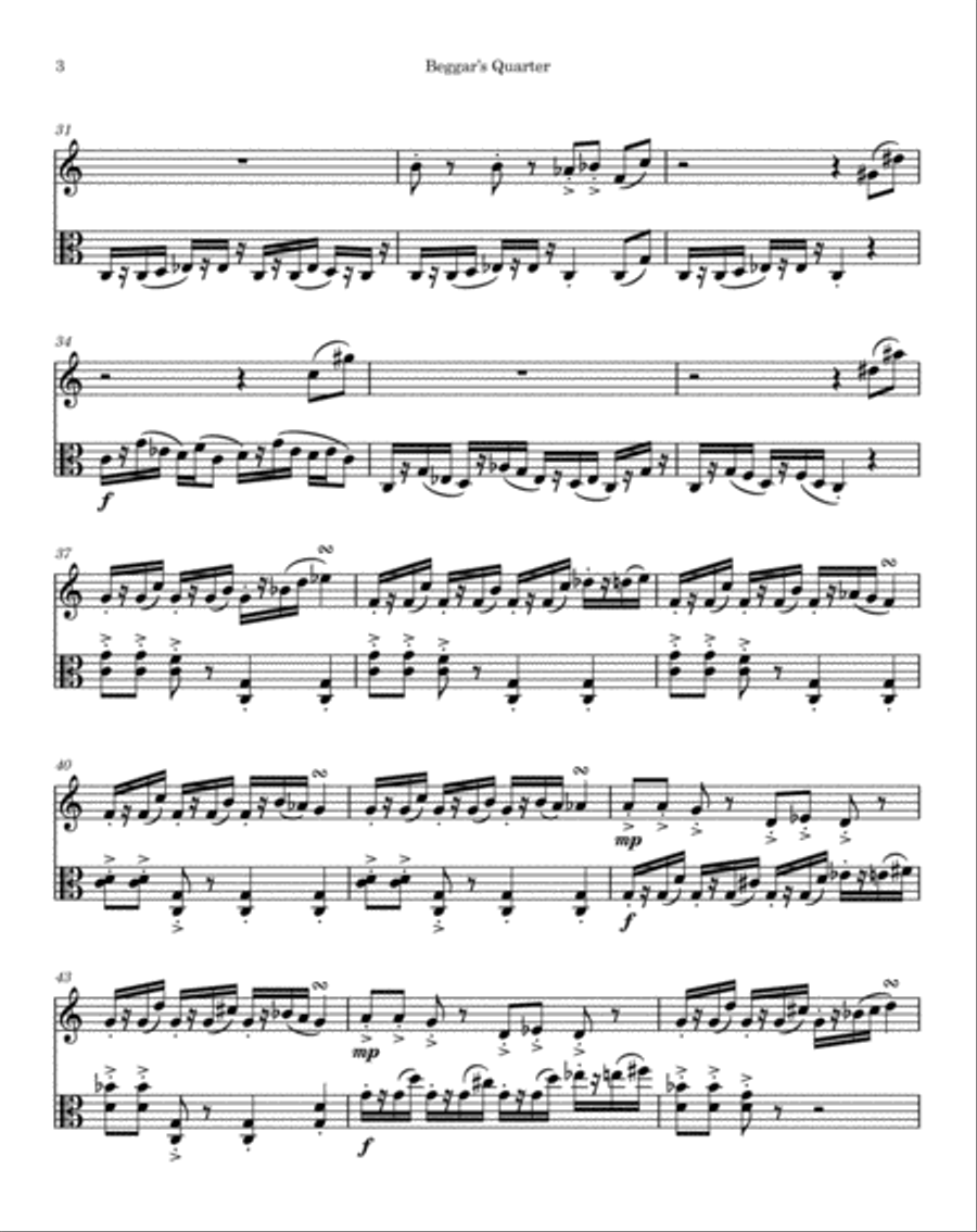 Beggar's Quarter Beggar's Quarter Oboe scores gallery preview page 4
