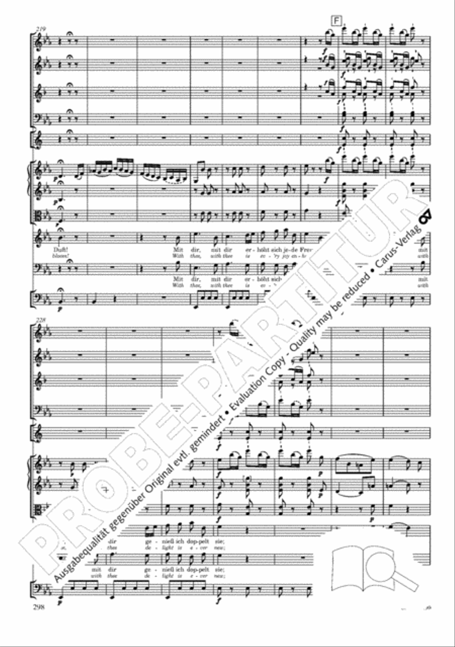 The Creation (Die Schopfung) 4-Part scores gallery preview page 318