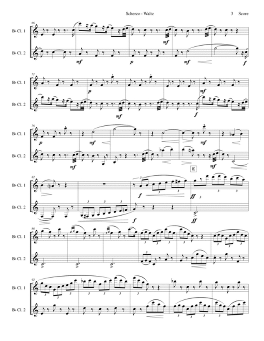 Chabrier - clarinet duet - Scherzo from Suite Pastorale image number null