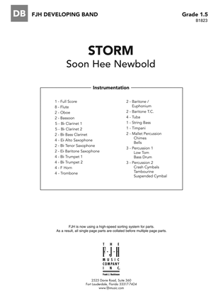 Book cover for Storm: Score