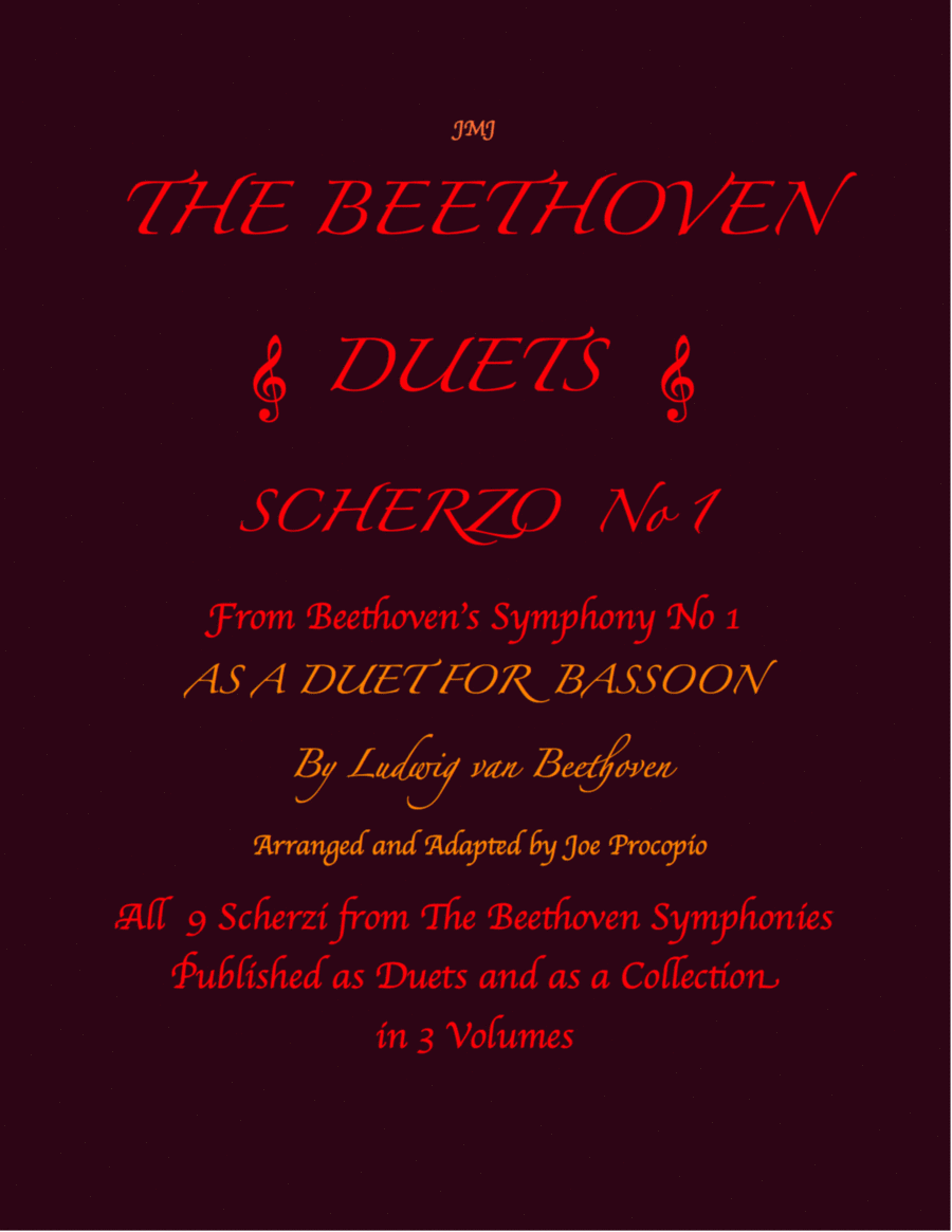 The Beethoven Duets For Bassoon Scherzo No. 1 image number null