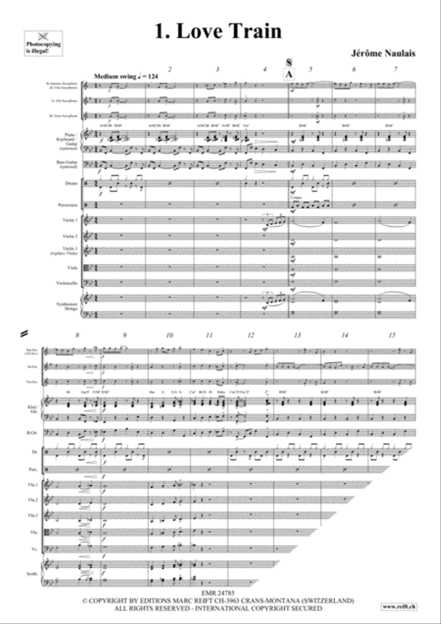 Play With Your Band Volume 4 Saxophone Ensemble scores gallery preview page 4