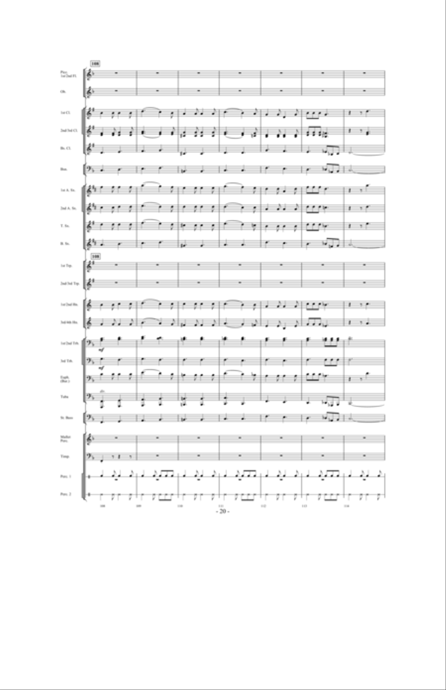 Celebration Folklorique Celebration Folklorique Concert Band scores gallery preview page 19