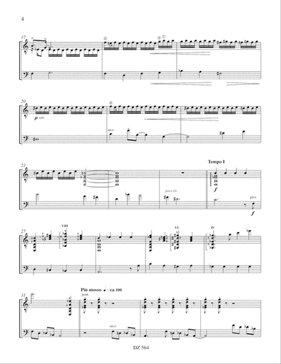 Sonatina Double Bass scores gallery preview page 4