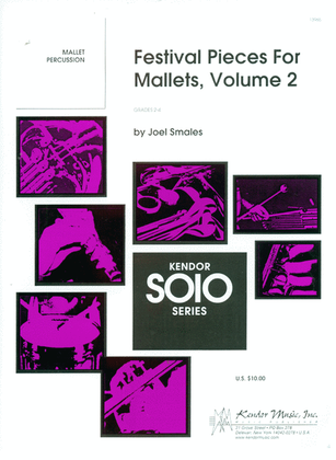 Book cover for Festival Pieces For Mallets, Volume 2