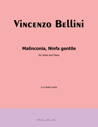 Malinconia, Ninfa gentile, by Vincenzo Bellini, in d sharp minor